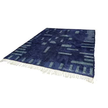 Beni Ourain Rug | Abstract Geometric Moroccan Rug – ORION