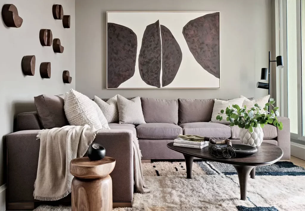 Beni Moroccan rug featured in Lux Magazine by interior designer Rayana Schmitz