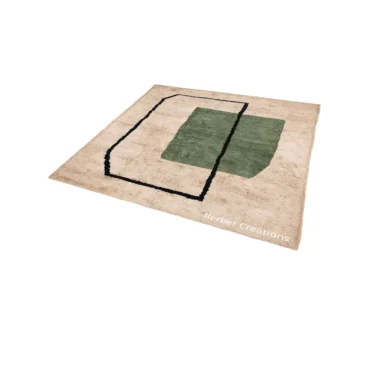 SANYA Abstract Beni Mrirt Rug (Sage Green/Beige)
