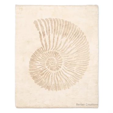 The NAUTILUS Spiral Beni Ourain Rug