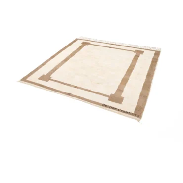 Authentic Beni Ourain Rug – Natural Wool Moroccan Geometric FERENA