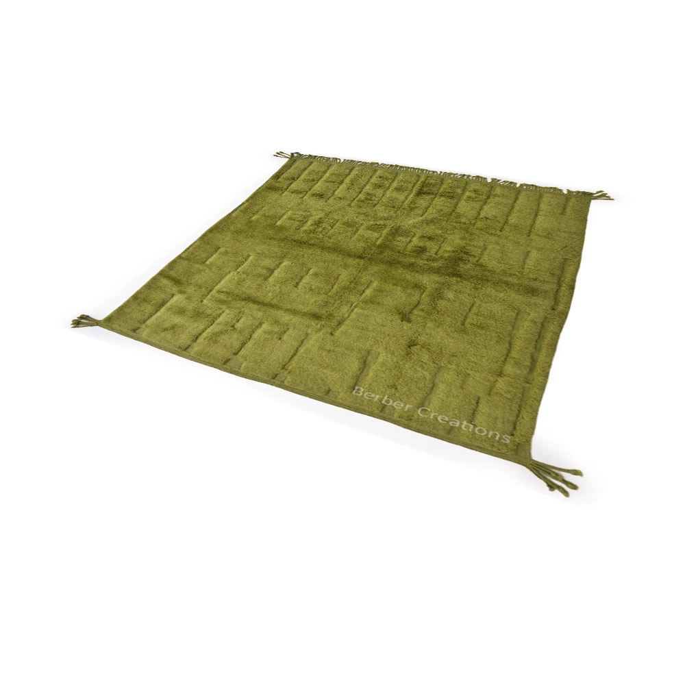 moroccan berber wool rug carved Tislwa 2