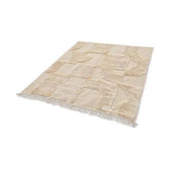 Moroccan Handmade Beni Ourain Rug – The Saharan Mirage 3D Textured