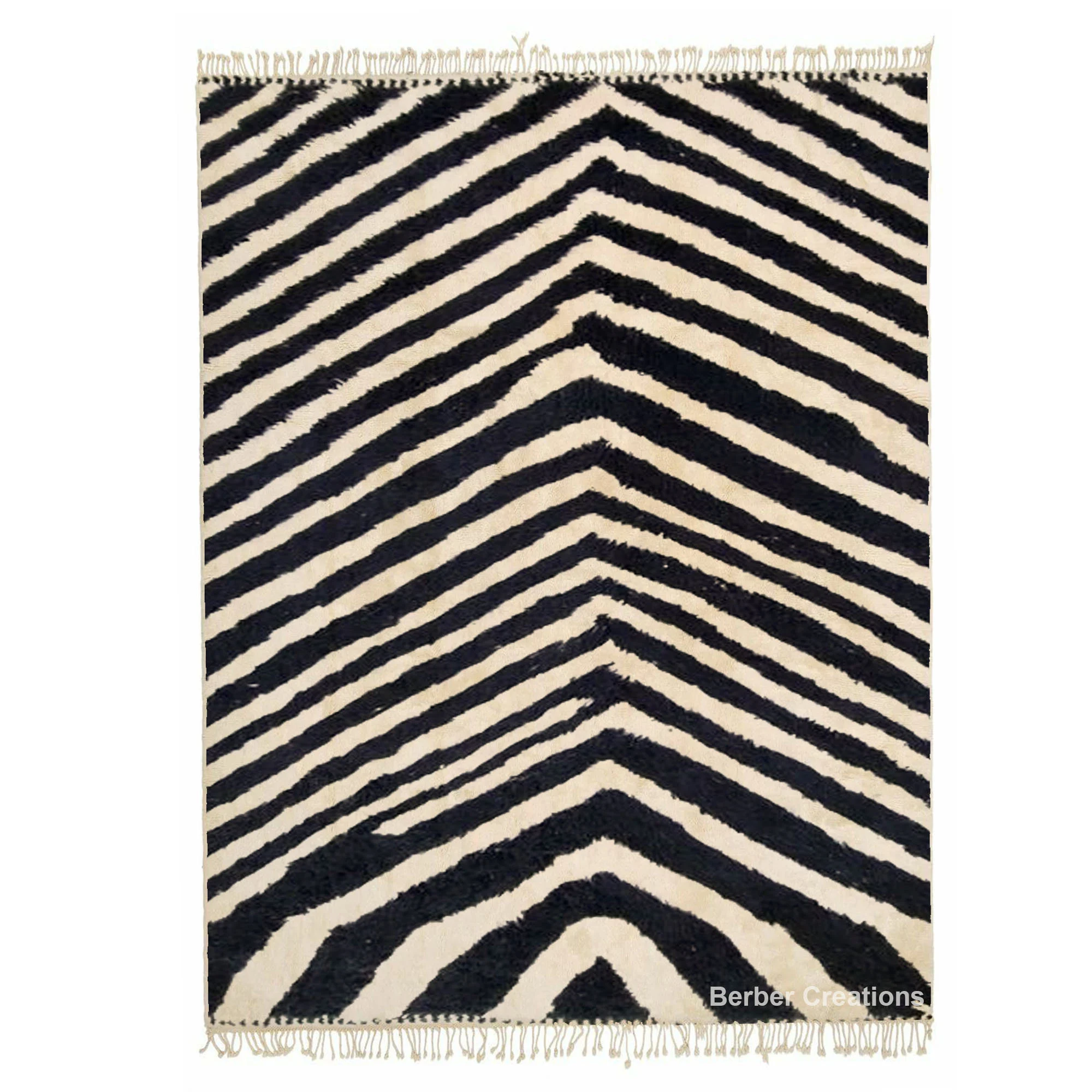 zebra moroccan rug