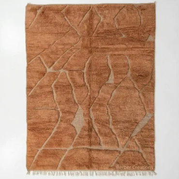 The Ochre Atlas: Bespoke Terracotta Berber Rug | Hand-Knotted in Our Atelier