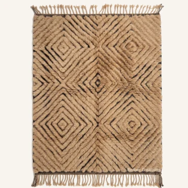 The Sienna Solstice Hand-Woven Moroccan Rug