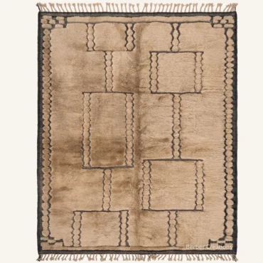 The Earthbound Enigma Hand-Woven Moroccan Rug