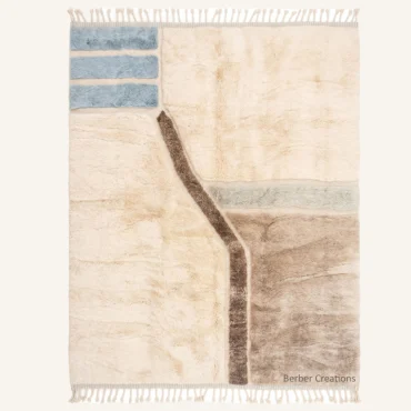 The Horizon Hues | Custom Moroccan Rug | Handwoven Abstract Multi-Tonal Berber Wool