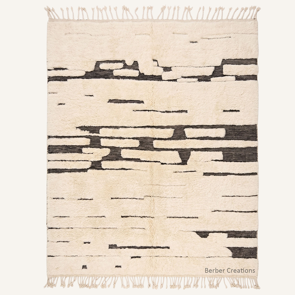 Atlas Horizon-modern-Moroccan-rug-cream-charcoal-wool-Berber-Creations