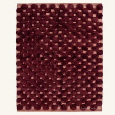 The Earthside Pathway – 3D Hand-Carved Flagstone Moroccan Wool Rug